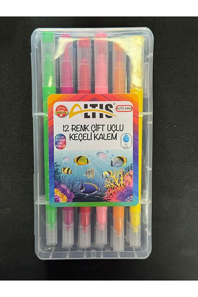 ALTIS Double Ended 12 Color Felt Pencil Set - 6464 / Six