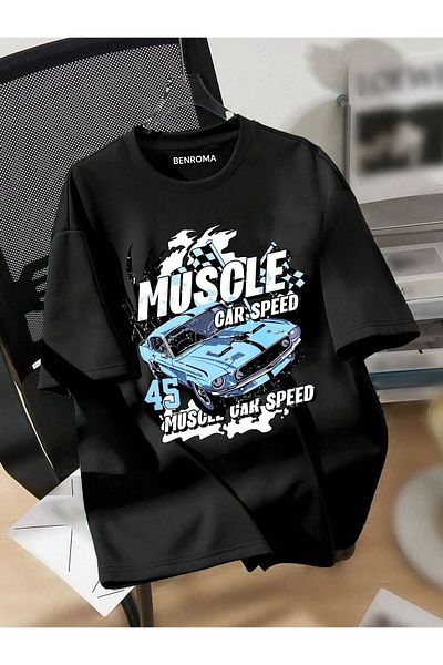 BENROMA CAR PRINT OVERSIZE UNISEX TEE[Διατίθεται παιδικό μπλουζάκι 3-12 ετών]