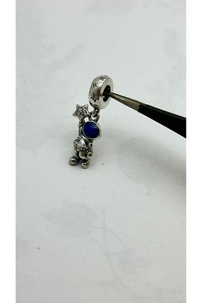 Selen’S Gümüş Women's Astronaut Original Silver Charm