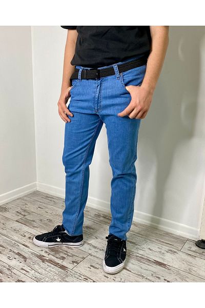 alpant LYCRALI ICE BLUE REGULAR FIT JEANS MEN'S JEANS