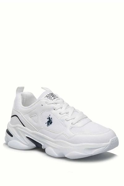 U.S. Polo Assn. Wmns Life Style Women's White Sneaker Sports Shoes