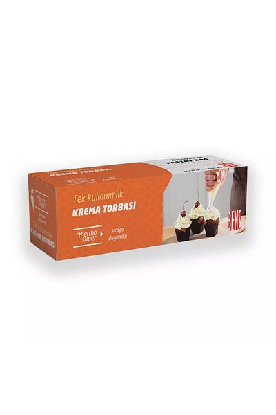 BENS 62 cm Transparent Cream Bag - Disposable, 60 pcs