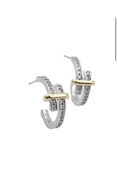 Chiaro Accessory Silver Jewelled Hoop Earrings
