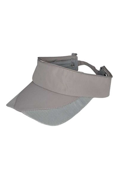 Mood Agenda Unisex Micro Fabric Zippered Athlete Running Tennis Cap Visor Hat