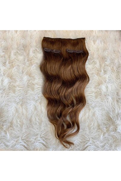 Suzan Peruk 3 Parça Gerçek   Yarım Ay Çıt Çıt Saç 150gr