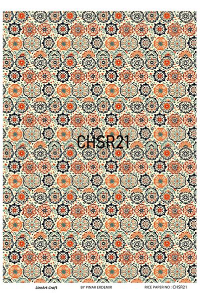 LİNEART Brass Decopage Paper LineArt - LA-CHSR21