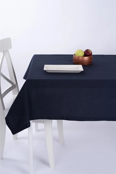 Junenext Duck Fabric Table Cloth Stain Resistant Care Free with Size Options