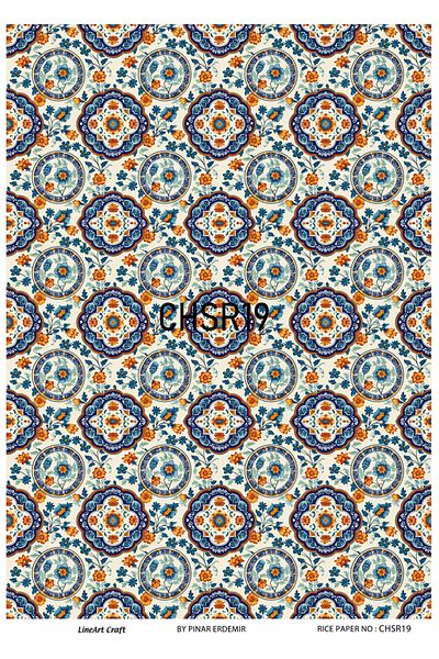 LİNEART Brass Decopage Paper Lineart - La-Chsr19