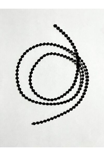 HAYAT YAPI DEKORASYON Cam balkon ipi. Cambalkon boncuk ip. (1 metre) Siyah