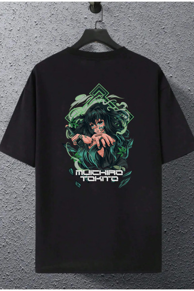Massgai Demon Slayer: Kimetsu No Muichiro Tokito Tricou unisex imprimat anime...