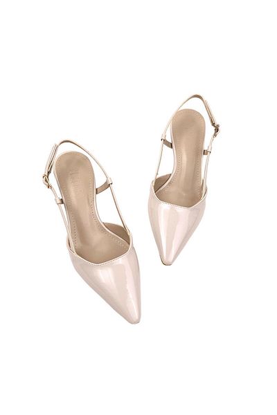 bescobel Sedja Skin Patent Leather - Open Back Almond Heeled Women's Shoes 5.5 Cm 002