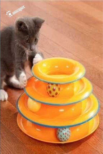 MUCAPET Round Cat Toy - Tower Of Tracks545986452