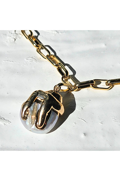 L´Atelier des Perles PerleDeux Necklace Doğal Barok İncili Kolye