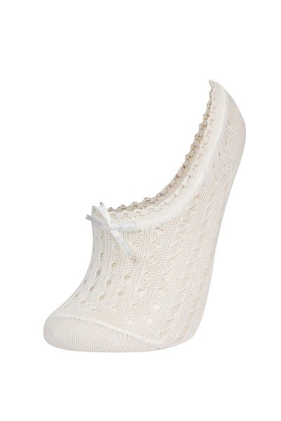 DeFacto Girl's 3-Piece Cotton Booties Socks C2950a8ns