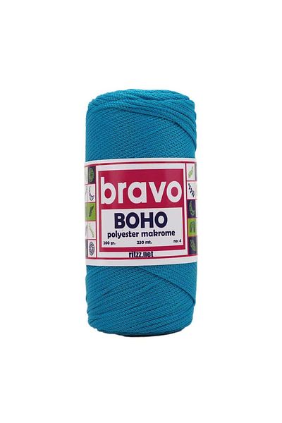 Bravo Boho Polyester Macrame 232 Τυρκουάζ