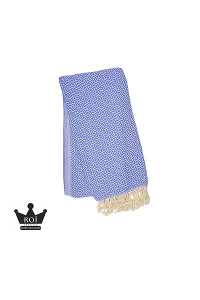 Roi Tekstil Pestamal 100% Bumbac 100x180 Cm Albastru