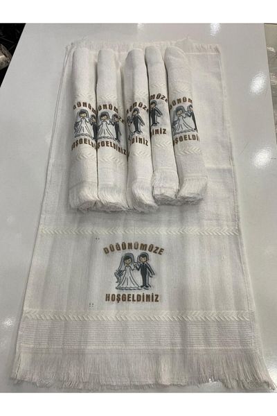 Aksuhome Wedding Towel Pekati 12 Pack Disposable Towel