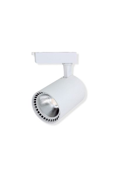 Noas 30w Rail Led Spot White Case Light Color 6400k White Yl 29-3001