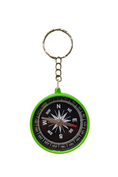 Genel Markalar Renkli Pusula, Anahtarlıklı Pusula 4,5 cm