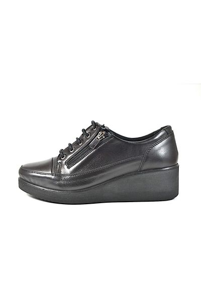 Beety 20bk07.5000 Pantofi de damă din piele naturală cu fermoar negru
