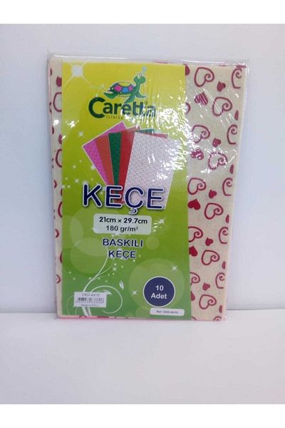 Caretta Felt A4 Mixed Pattern 10 Pieces Ckd-a410