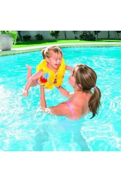 BESTWAY 32069 Tropical Patterned Swimming Sea Life Vest 3-6 Years 41x30 Cm / 16"x12