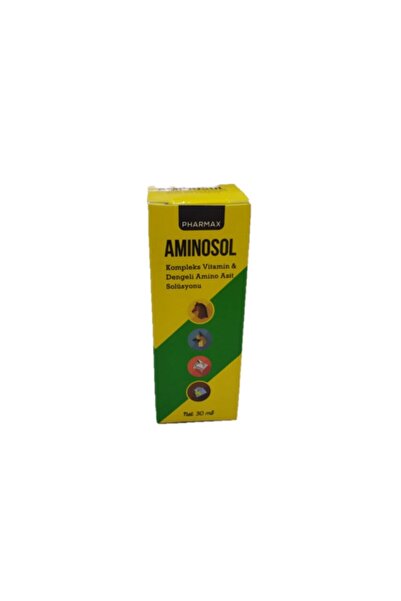 Pharmax Aminosol Kompleks Vitamin 30 ml X 3 Adet Skt:2028 Kedi-köpek-kuşlar I...