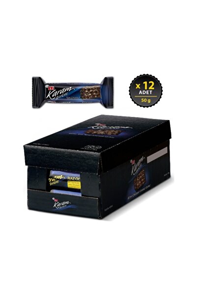 Eti Karam Gurme Bitter Çikolatalı Gofret 50 G X 12 Adet