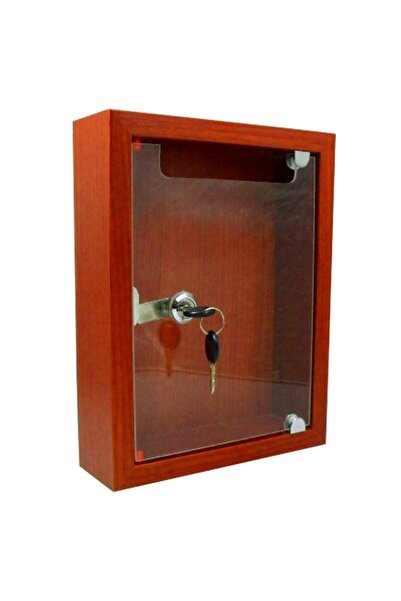 ÖZKAYA Wooden Mailbox - Glass