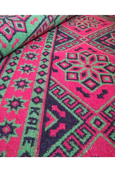 Başaran tekstil Makine Dokuması Çiçekli Desenli 3 Mekik  Kalın Kilim