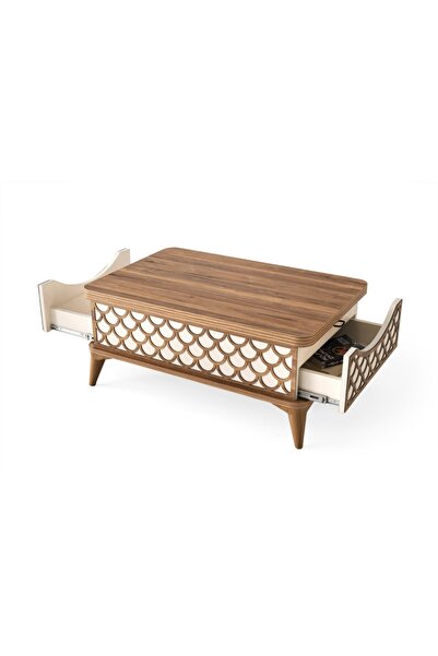 OnurMobilyaEvimde Akıllı Sihirli Sehpa Orta Sehpa Çekmeceli 3 Kademeli Yeni Modeller