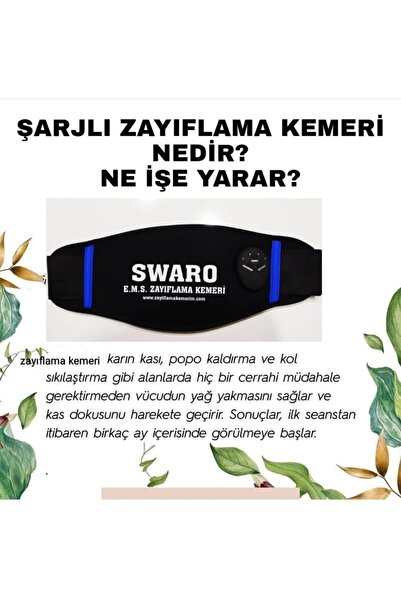 SWARO Şarjlı Kemeri
