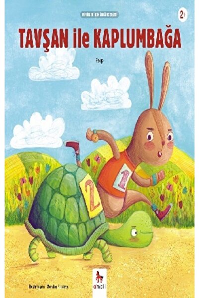 Almidilli Yayınları Tavşan Ile Kaplumbağa - Minikler Için Ünlü Eserler - Almidilli - Ezop