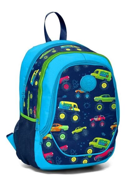 Yaygan Çanta Yaygan Kids Monster Truck Basklı Ilkokul Okul Çantası - Erkek Çocuk