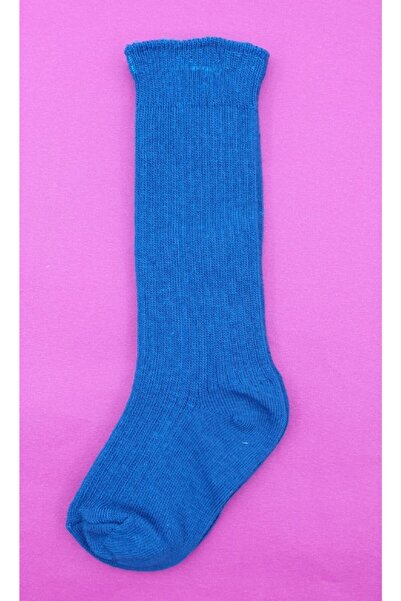 KARDEŞLER BABY Unisex Baby Petrol Blue Knee Socks