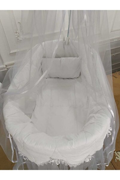 babyen1 Gri Tül Giydirmeli Uyku Seti (beşik ve yatak Dahil Değildir)