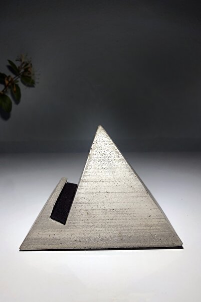 RocArt Home Βετονική Πυραμίδα Τηλέφωνο Tablet Θήκη Γκρι