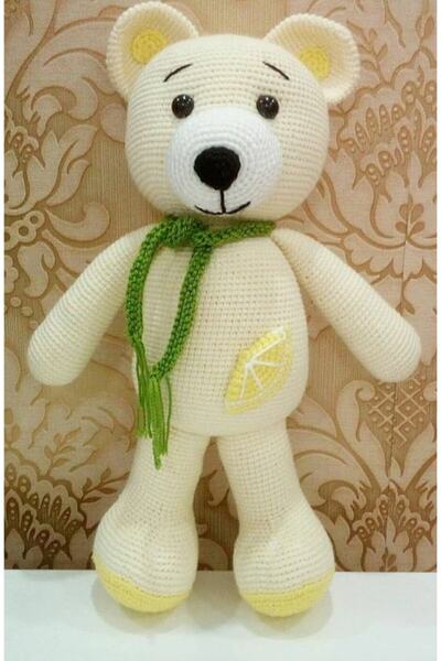 OYUNCAKPARK Limon Ayıcık Amigurumi Organik Oyuncak
