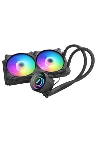 Generic Brand DarkFlash TWISTER DX240 V2.6 RGB 240mm مجموعة تبريد سائلة سوداء...