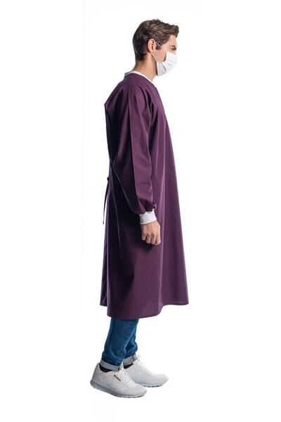 Şensel Robă chirurgicală Burgundy -141e1315- Doctor lavabil
