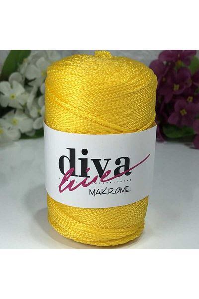 Diva İplik Σχοινί Diva Macrame 56 Κίτρινο