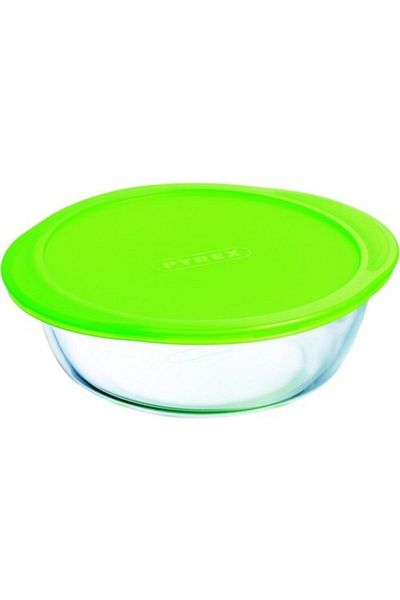 Pyrex 207p000 Yuvarlak Kapaklı Saklama Kabı 1 Lt