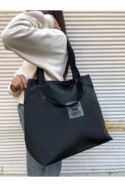 Genel Markalar Kadın Siyah Change Tıme Omuz Çantası