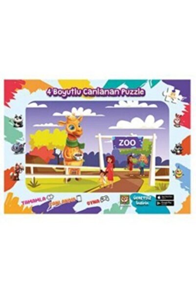 Beta Kids Yayınları Cute Giraffe 24 Piece Puzzle