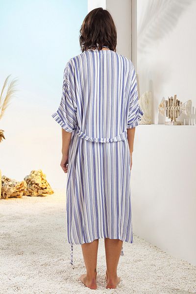 Pierre Cardin Kimono din voal cu model 211846