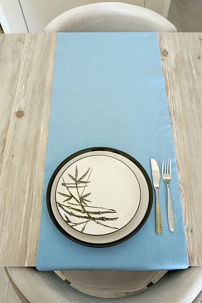 vivamaison Τραπεζομάντηλο Runner απλό βαμβακερό 135x30 cm