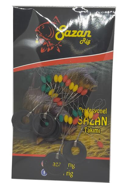 SAZAN RİG Colored Rubber Stopper Large (l) (30 Pieces)