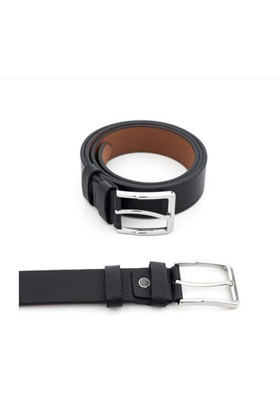 Eminsa Black Leather Belt