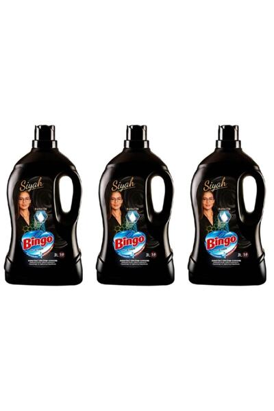 Bingo Siyahlar Sıvı Bakım Çamaşır Deterjanı 3 Lt 3 Adet