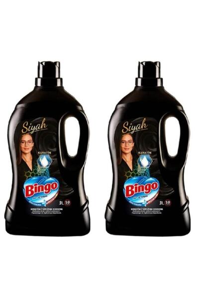 Bingo Siyahlar Sıvı Bakım Çamaşır Deterjanı 3 Lt 2 Adet